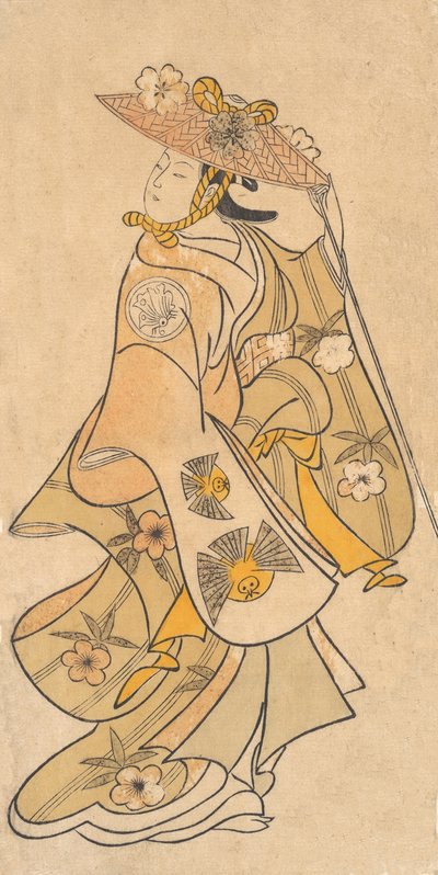Actor Sanjo Kantaro as a Woman by Okumura Toshinobu