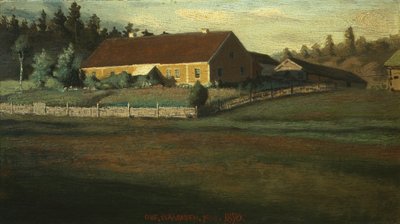 Sorenskivergården in Setesdal by Olaf Isaachsen