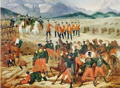 The Defeat of the Hungarian Rebels at Vilgos on 13th August 1849, 1850 by Olajfestmenye Klinovszki