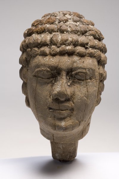Head of a man by Old Kingdom Egyptian