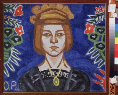 Self-Portrait by Olga Wladimirowna  Rosanowa