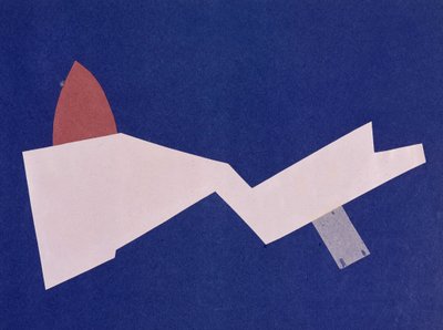 Universal War: Collage work by Olga Rosanova, January 1916 by Olga Wladimirowna  Rosanowa