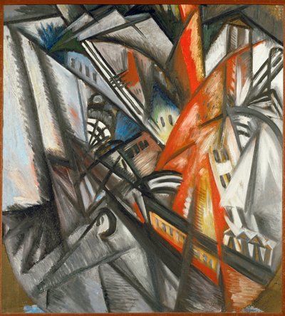 Urban Landscape by Olga Vladimirovna Rozanova