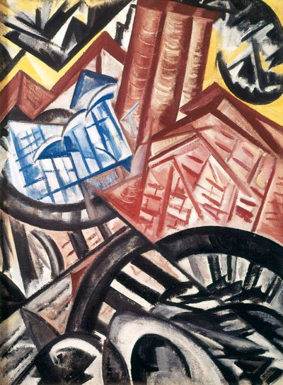 The Factory and the Bridge by Olga Wladimirowna  Rosanowa