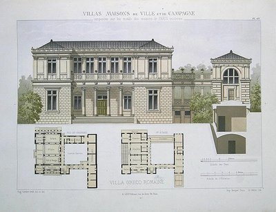 Villa Greco Romaine, engraved by Walter, plate 49 from 