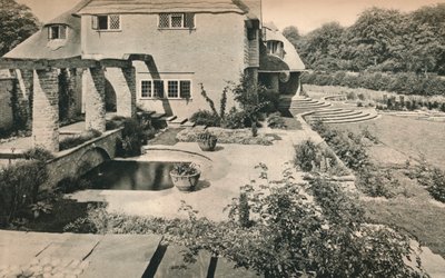 Garden of Wood House Copse, Holmbury St. Mary. Looking East, c1926 by Oliver Falvey Hill