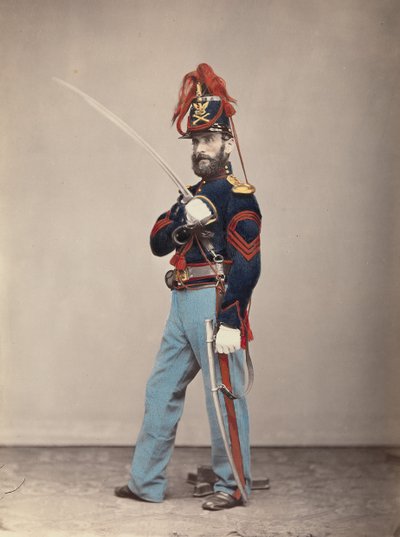 Light Artillery, Sergeant Major, 1866 by Oliver H. Willard.