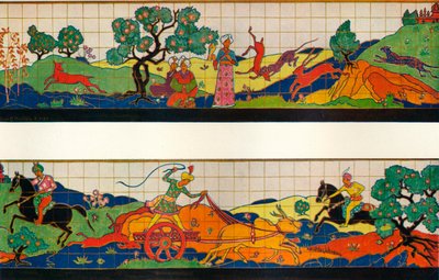 British Empire Exhibition Decoration for Restaurant Exterior, c1924 by Oliver Percy Bernard