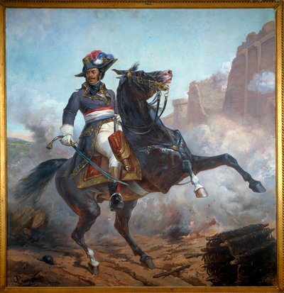 Equestrian Portrait of General Alexandre Davy Dumas by Olivier Pichat