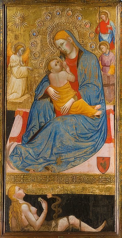 The Madonna of Humility with the Temptation of Eve by Olivuccio di Ciccarello