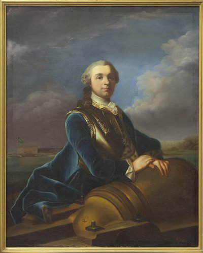 Portrait of Augustin Ehrensvaerd by Olof Arenius