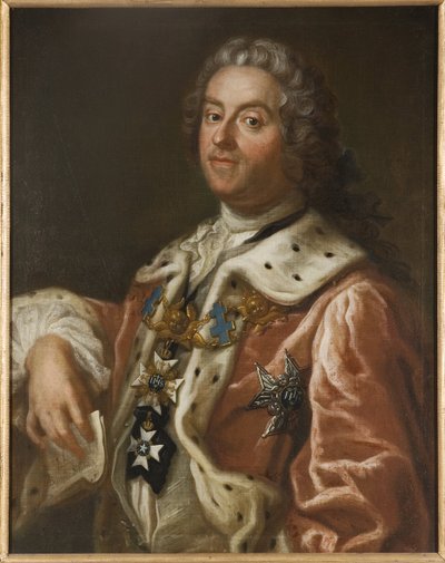 Portrait of Carl Gustaf Tessin by Olof Arenius