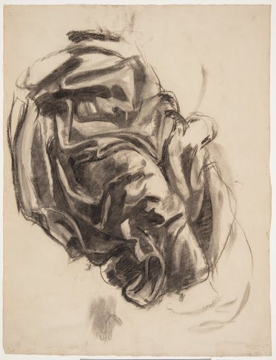 Drapery Study by Oluf Hartmann