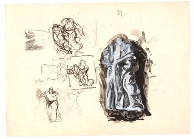 Figure and Composition Sketches by Oluf Hartmann