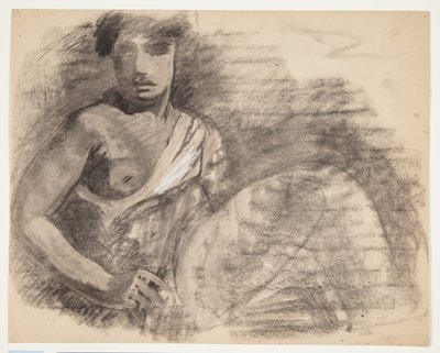Female Model by Oluf Hartmann