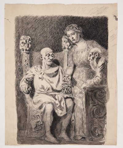 Motif from Nordic History or Mythology by Oluf Hartmann