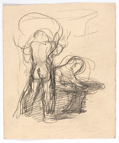 Sketch for "Daedalus and Icarus" by Oluf Hartmann