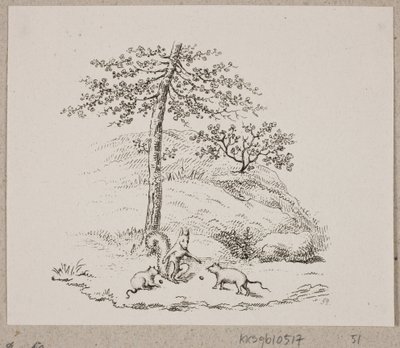 The Rats and the Squirrel by Oluf Olufsen Bagge