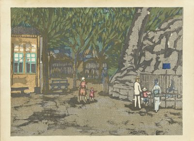 Ueno Zoo by Onchi Kôshirô