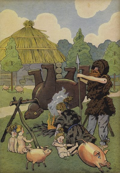 Barbarian from Gaul, Cooking a Bear by Onfray de Breville Job