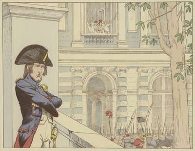 Napoleon sees King Louis XVI for the second time, 20 June 1792 by Onfray de Breville Job