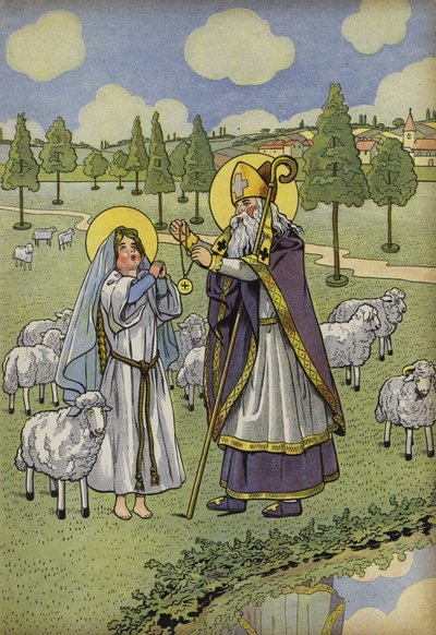 Saint Genevieve by Onfray de Breville Job