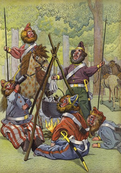 The Cossacks in Paris in 1814 by Onfray de Breville Job