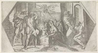 Adoration by the Shepherds by Orazio Borgianni