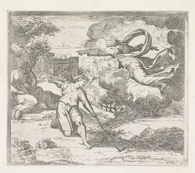 God Warns Isaac Not to Go to Egypt by Orazio Borgianni