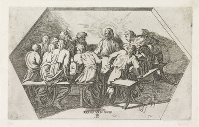 The Last Supper (Paintings in the Loggia of Raphael) by Orazio Borgianni