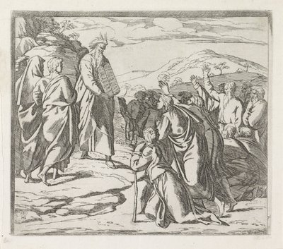 Moses Showing the Tablets of the Law by Orazio Borgianni