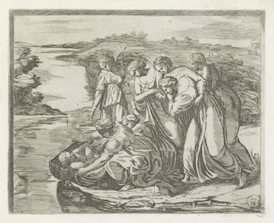 Moses Found (Paintings in the Loggia of Raphael) by Orazio Borgianni