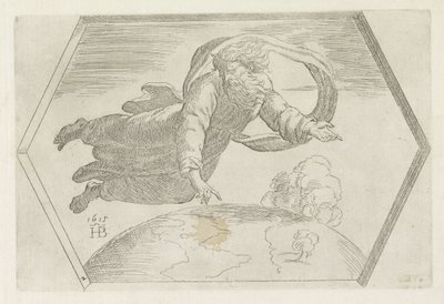 Creation of Heaven and Earth (Paintings in the Loggia of Raphael) by Orazio Borgianni