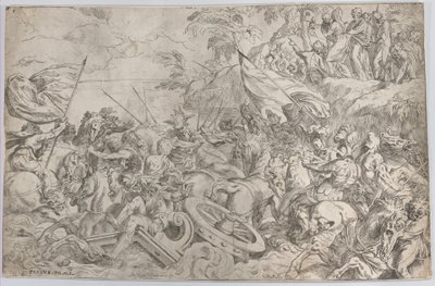 The Crossing of the Red Sea by Orazio Farinati