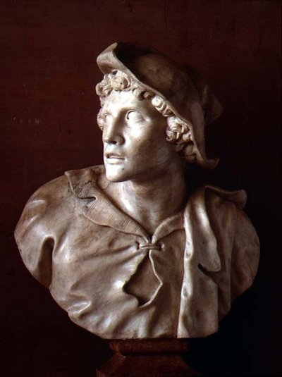 Bravo: Boy with a Hat, c.1710 by Orazio Marinali