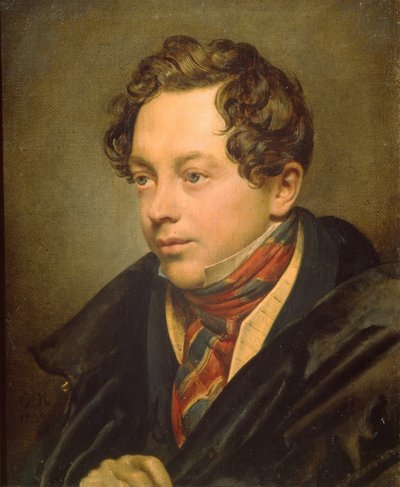 Portrait of the Artist Pyotr Basin by Orest Adamovich Kiprensky