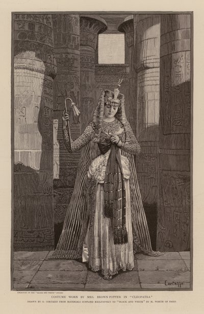 Costume Worn by Cora Urquhart Brown-Potter in Cleopatra by Oreste Cortazzo