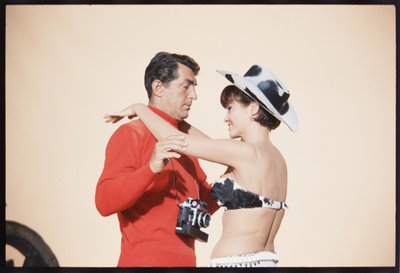 Dean Martin as Matt Helm on set 