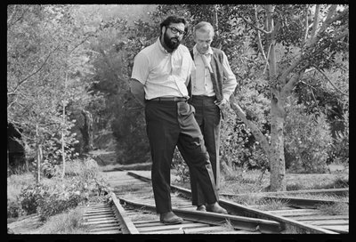 Francis Ford Coppola and Fred Astaire on Set of 