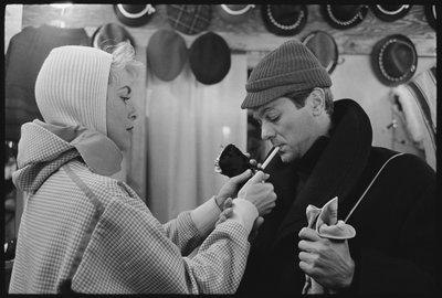 Janet Leigh and Tony Curtis at the Winter Olympics, Squaw Valley, California by Orlando Suero