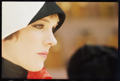 Julie Andrews on the set of 
