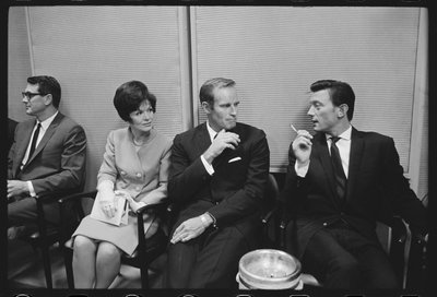 Rock Hudson, Charlton Heston, Laurence Harvey Waiting to Meet Princess Margaret by Orlando Suero