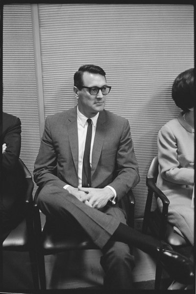Rock Hudson Waiting to Meet Princess Margaret by Orlando Suero