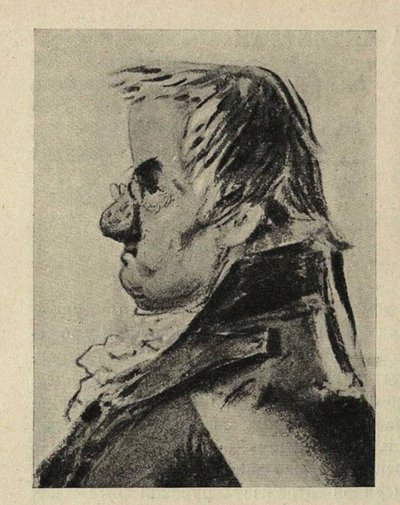 Portrait Caricature of the Architect Giacomo Quarenghi by Orlowski