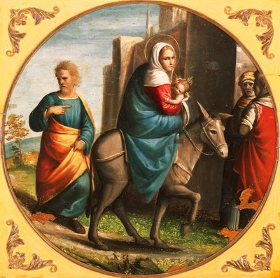 Return from Flight into Egypt by Ortolano (c.1488 c.1525)