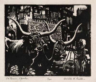 Ox Team, Oporto by Orville Houghton Peets