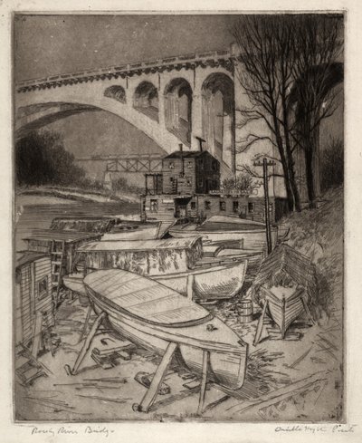 Rocky River Bridge by Orville Houghton Peets