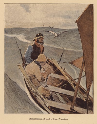 Mackerel Fishermen by Oscar Arnold Wergeland