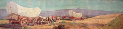 Anheuser-Busch Wagon Train by Oscar Edward Berninghaus