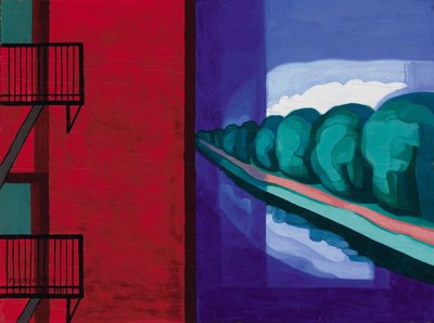 Contrasts (Two Spaces) by Oscar Florianus Bluemner